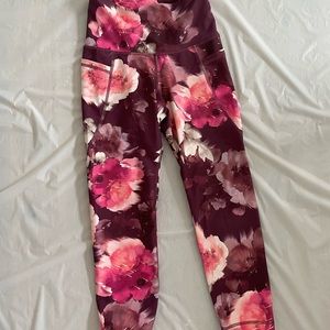 Leggings w flowers